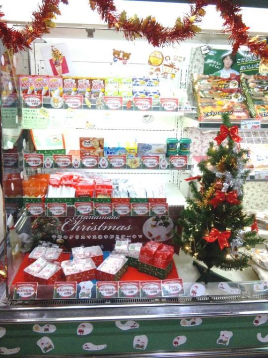 手作りケーキの売場
